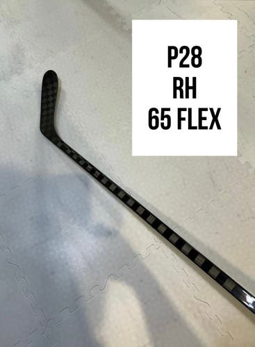 Senior(1x)Right P28 Flex 63” ProBlackStock™ Unbranded Blackouts Pro Stock Nexus Hockey sticks