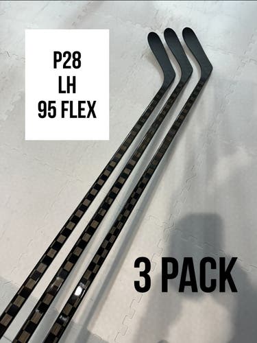 Senior(3x)Left P28 95 Flex ProBlackStock™ Unbranded Blackouts Pro Stock Nexus Hockey Sticks