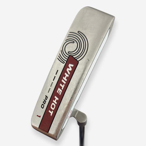 Odyssey White Hot Pro 1 Putter Right Handed Steel Shaft 34.5” W/ Headcover