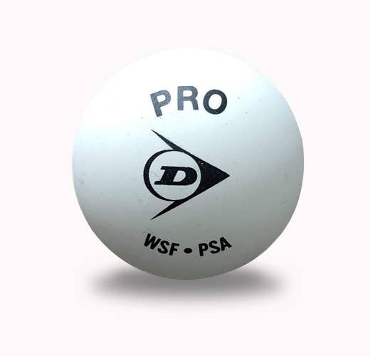 Dunlop Sports Revelation Pro Glass Court Squash Ball, White, 12-Ball Box