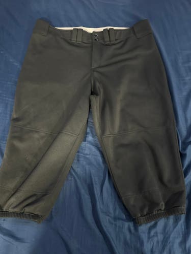 Women’s black XXL Adult Mizuno Game Pants (Used)