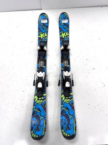 Used K2 JUVY Boys DH Ski/Binding Royal Blue 109 cm 11860-S000312902