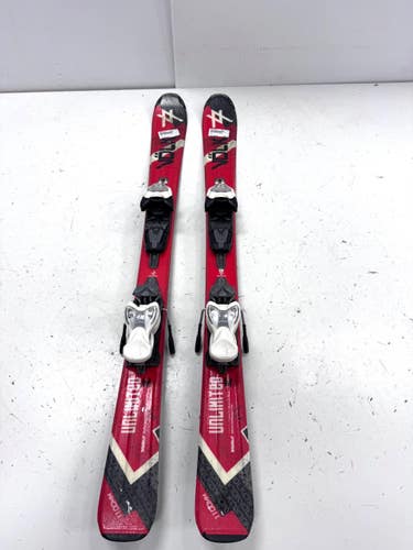 Used Volkl UNLIMITED AC Boys DH Ski/Binding Red 110 cm 11860-S000312527