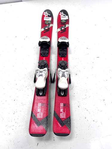 Used Volkl UNLIMITED AC Boys DH Ski/Binding Red 80 cm 11860-S000312515