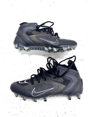 Used Nike LAX Cleats Mens Black Senior 8 11860-S000315276
