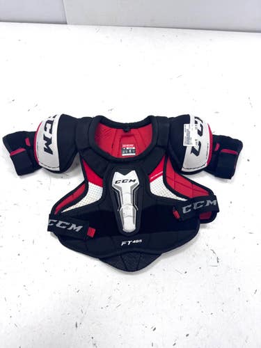 Used CCM FT485 Junior Shoulder Pads MD 11860-S000315304