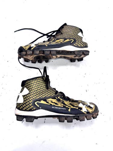 Used Under Armour Adult FB Cleats Grey Senior 8 11860-S000315380