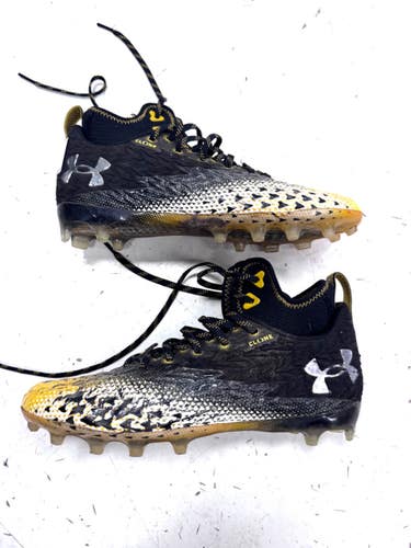 Used Under Armour Adult FB Cleats Black Senior 8 11860-S000315408
