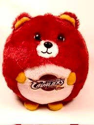 TY NBA Beanie Ballz Cleveland Cavaliers 5" Plush Wine Gold Stuffed 2012 retired