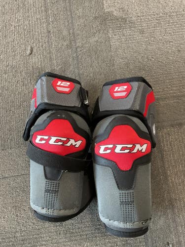 Used CCM U 12 Senior Elbow Pads Grey LG 11614-S000243884