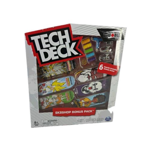 Tech Deck World Sk8shop Bonus Pack Sonic The Hedgehog Set Very Rare 2019 Finesse