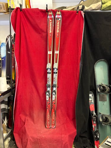 Skis: Volkl 184 cm All Mountain Skis With Bindings (Used)