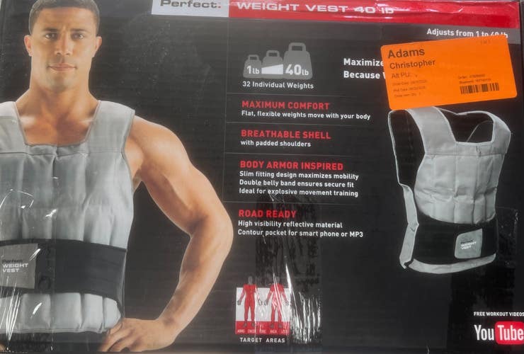 Used Perfect Fitness Weight Vest 11497-S000161390