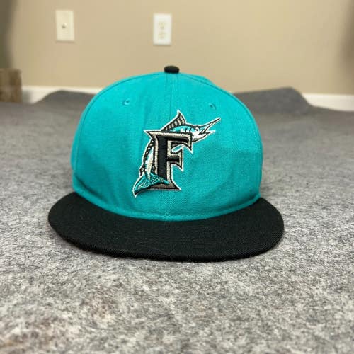 Florida Marlins Mens Hat 7 3/8 Fitted New Era 59Fifty Wool Blend MLB Baseball