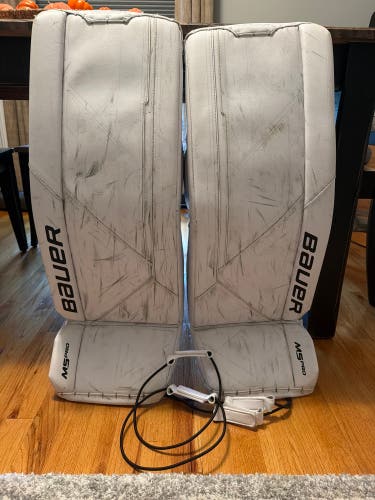 Small 2024 Bauer Supreme M5 Pro Goalie Leg Pads (Used)
