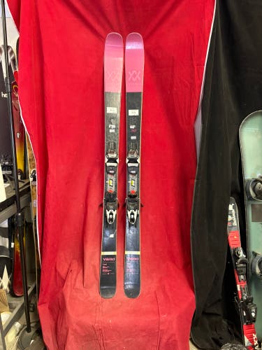 Skis: Volkl 161 cm All Mountain Skis With Bindings (Used)