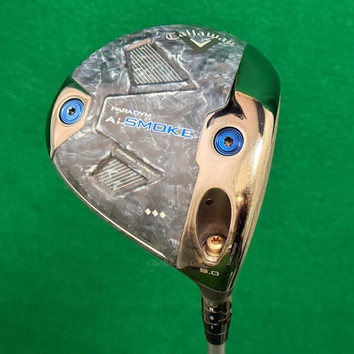 Callaway Paradym Ai Smoke Triple Diamond 9 Driver Denali Frost 60G 6.0 Stiff