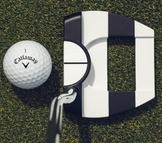 Odyssey Ai Dual JailBird Mini 1/2 Ball Putter RH/LH Choose Length NEW