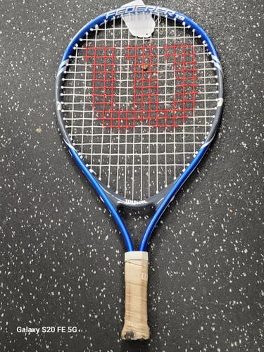 Used Wilson FEDERER 19 Junior Tennis Racquet Royal Blue 19" 11849-S000044126