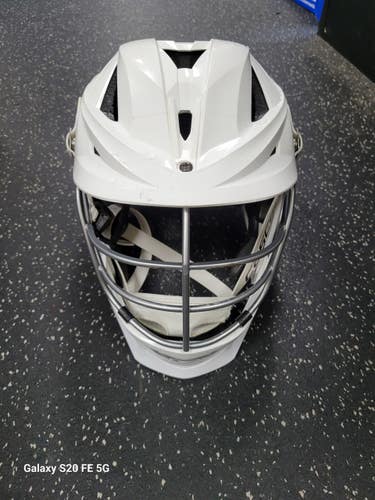 Used Cascade XRS Lacrosse Helmet White One Size 11849-S000044125