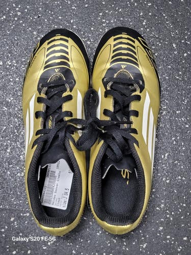 Used Adidas Soccer Cleats Gold Junior 04.5 11849-S000044122
