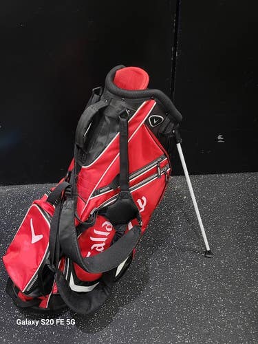 Used Callaway GOLF STAND BAG Mens Stand Bag Red 11849-S000044112