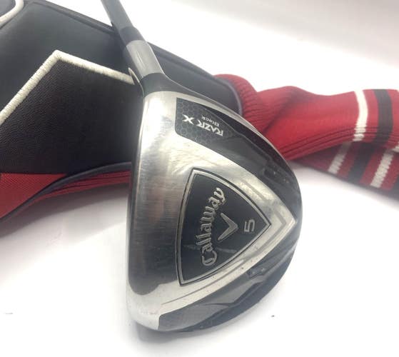 Women's Callaway Razr X Black 5 Fairway Wood 18* 50g Ladies RH w/HC *Nice*