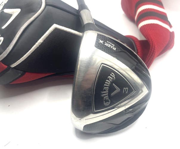 Women's Callaway Razr X Black 3 Fairway Wood 15* 50g Ladies RH w/HC