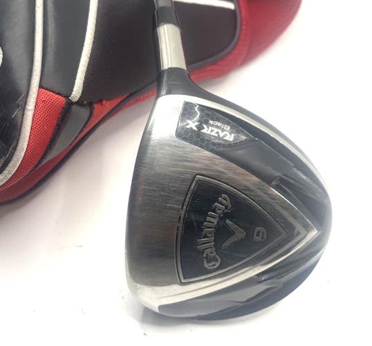 Women's Callaway Razr X Black 9 Fairway Wood 15* 50g Ladies RH w/HC *RARE*