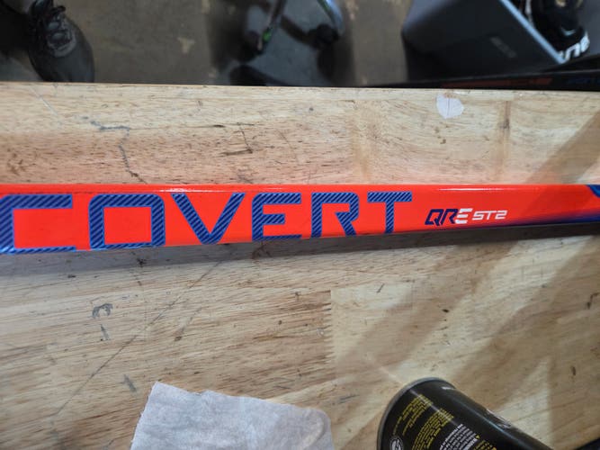 Intermediate Warrior Covert QRE ST2 Left Hand Hockey Stick W28 55 Flex (Used)