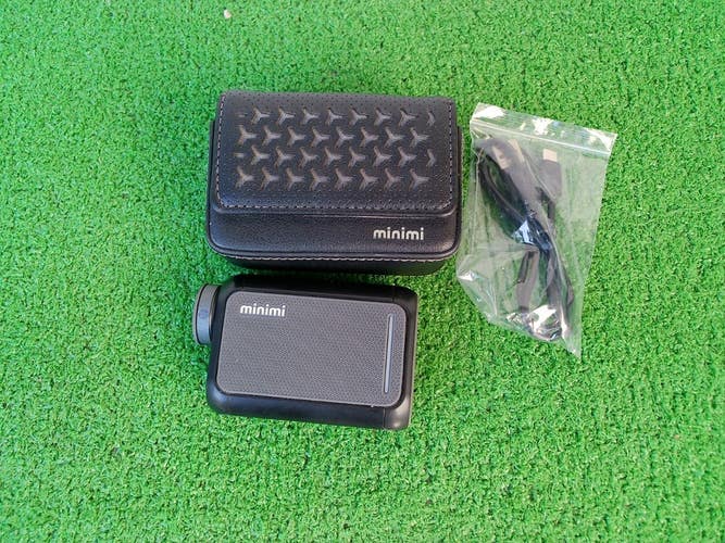 CaddyTalk MINIMI Rangefinder w/ Case and USB Charger