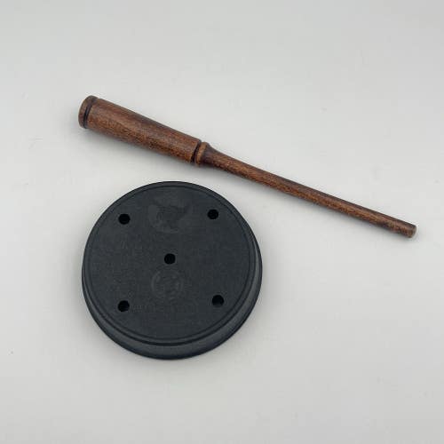 Vintage Quaker Boy Magic Touch Aluminum Slate Turkey Call With Wood Striker USA