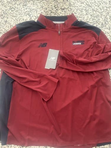 New Balance All America lacrosse team game womens 1/4 zip NEW XL
