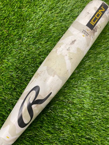 2025 Rawlings Icon Composite Bat USSSA Certified (-10) Composite 18 oz 28" (Used)