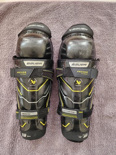 Junior Bauer Supreme Mach 10" Shin Pads (Used)