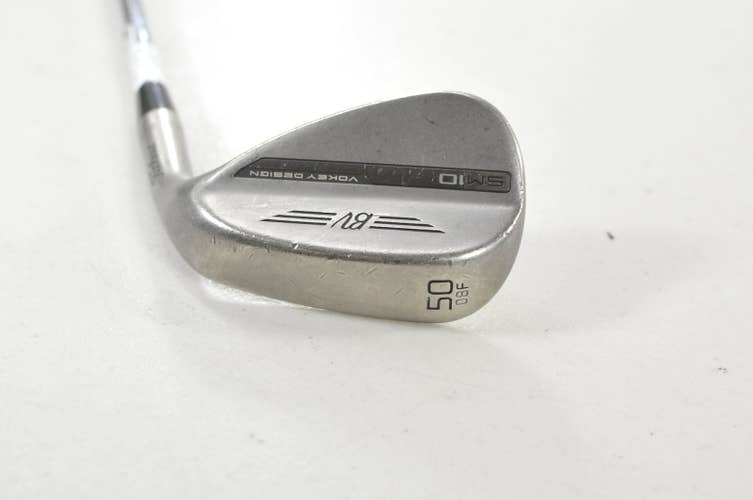 Titleist Vokey SM10 Nickel 50*-08F Wedge Right Steel #226396