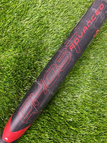 Black 2024 Easton Ghost Advanced Composite Bat (-10) Composite 22 oz 32" (Used)