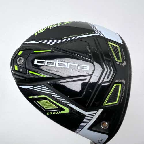 Cobra RAD Speed XD Driver 10.5* Matrix MFS Black Tie M4 Regular Graphite Mens RH