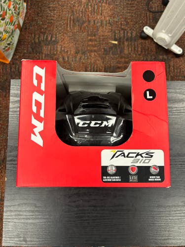NEW IN BOX CCM Tacks 310 Helmet LARGE