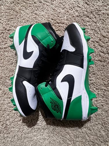 Men's Size 11.5 Jordan 1 Mid Top Molded Cleats (New)