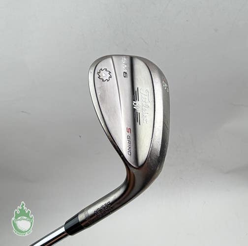 Right Handed Titleist Vokey SM6 S Grind Wedge 58*-10 Wedge Steel Golf Club
