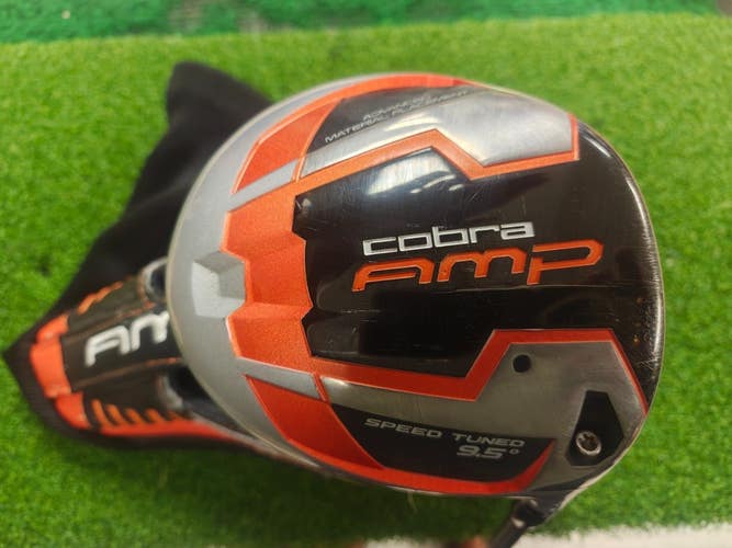 Cobra Amp Speed Tuned 9.5 Degree Stiff Flex Driver Aldila RIP 55 Headcover Tool