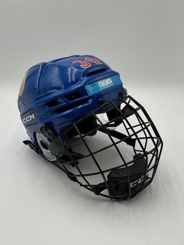 (Used) NTDP #34 CCM Tacks X Helmet w/ Cage