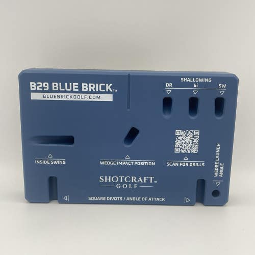 B29 Blue Brick Shotcraft Golf Practice Alignment Swing Training