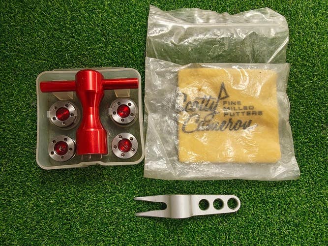 Scotty Cameron Accessories Pack Oil Cloth, Divot Tool, Weights and Tool