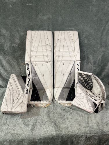 White 33" Senior True Catalyst Px5 Goalie Full Set Regular Pro Stock (Used)