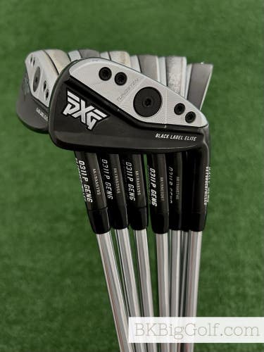 PXG 0311 P GEN6 Black Label Elite Forged Iron Set 4-W / KBS Tour Lite Stiff