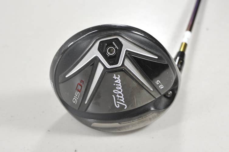 LEFT HANDED Titleist 915D3 8.5* Driver Stiff Flex KBS MAX HL 45g #223565