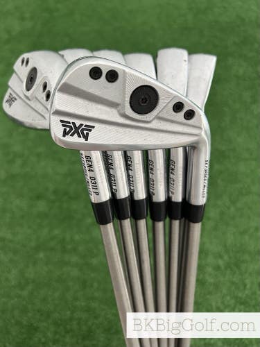 PXG 0311 P GEN4 Forged Iron Set 5-G / SteelFiber i70 Regular Graphite +1/2