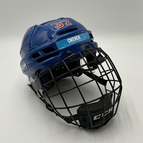 (Used) NTDP #37 CCM Super Tacks X Helmet w/ Cage